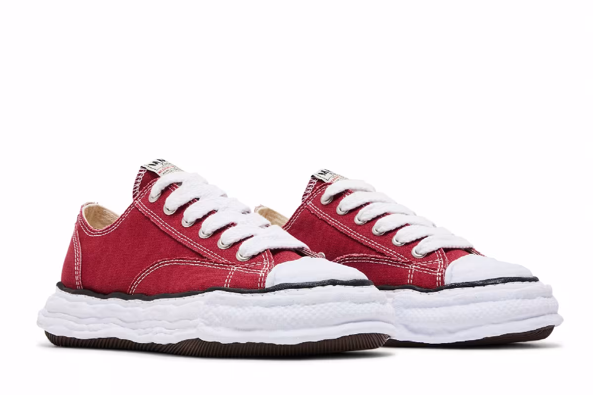 Maison Mihara Yasuhiro Peterson 23 OG Sole Canvas Low Bordeaux, view 9