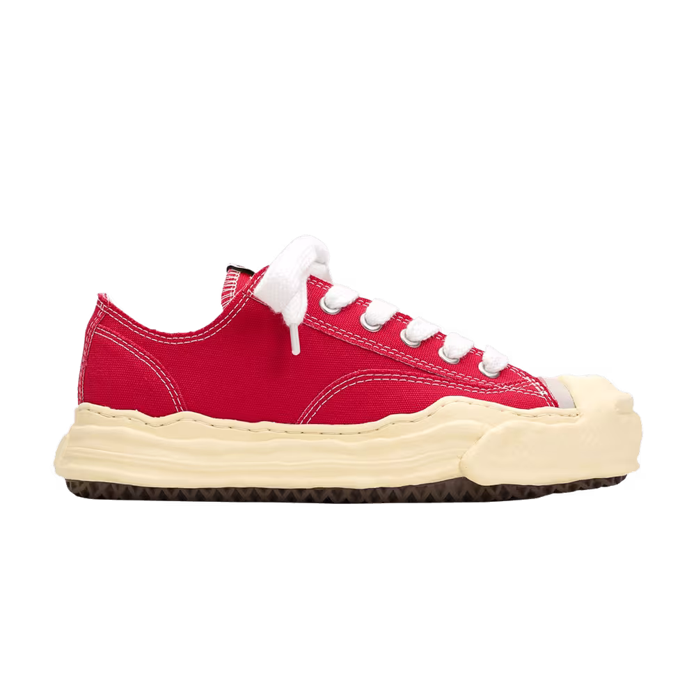 Maison Mihara Yasuhiro Hank Vintage Sole Canvas Low Red