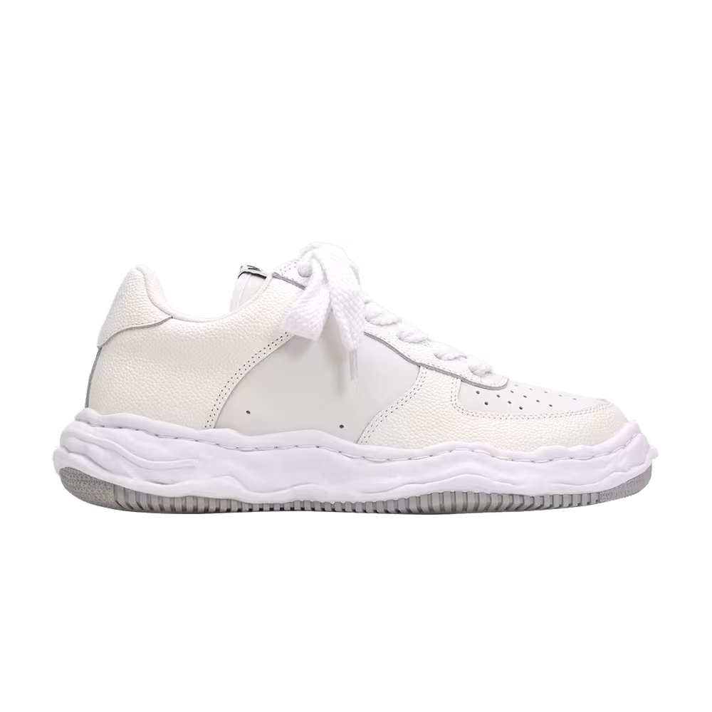 Maison Mihara Yasuhiro Wayne OG Sole Embossed Leather Low White