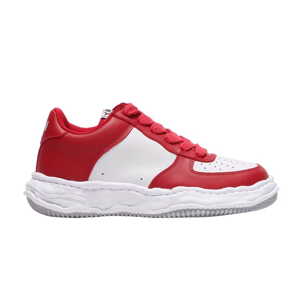 Maison Mihara Yasuhiro Wayne OG Sole Leather Low Red White