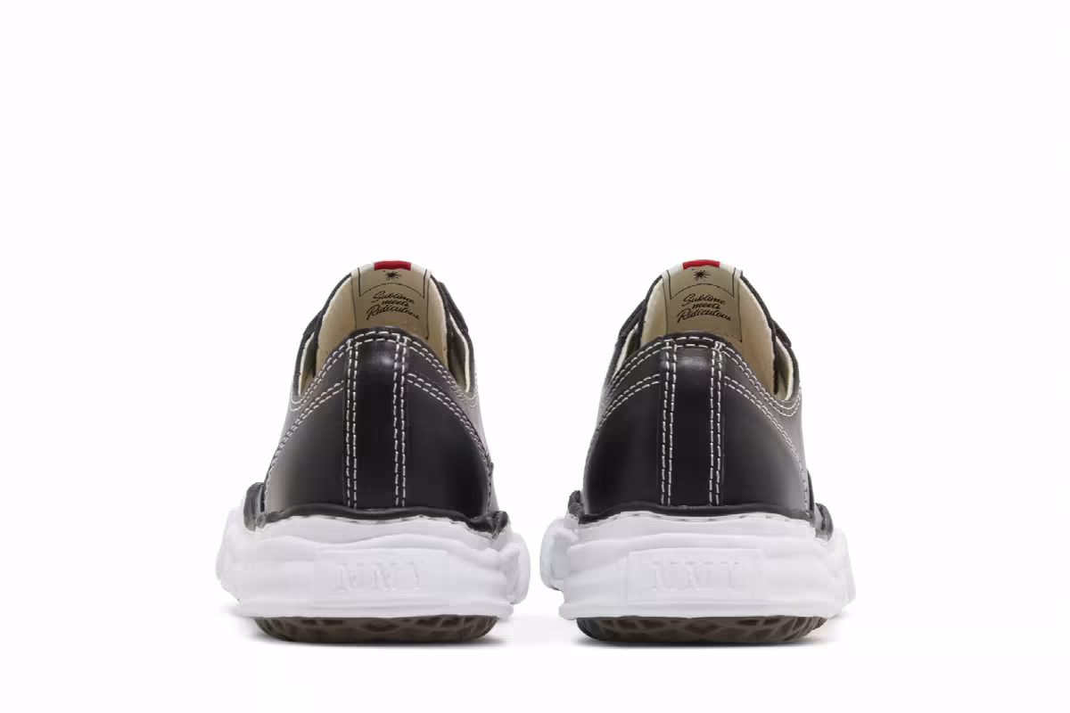 Maison Mihara Yasuhiro Peterson OG Sole Leather Low Black, view 7