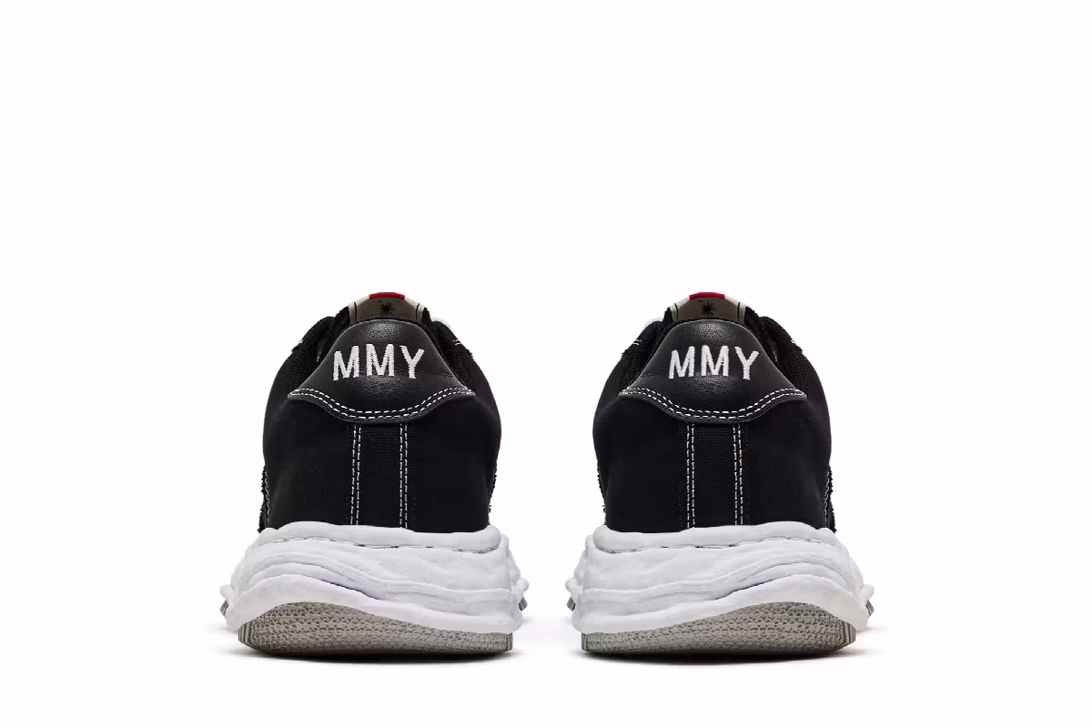 Maison Mihara Yasuhiro Wayne OG Sole Canvas Low Black, view 7