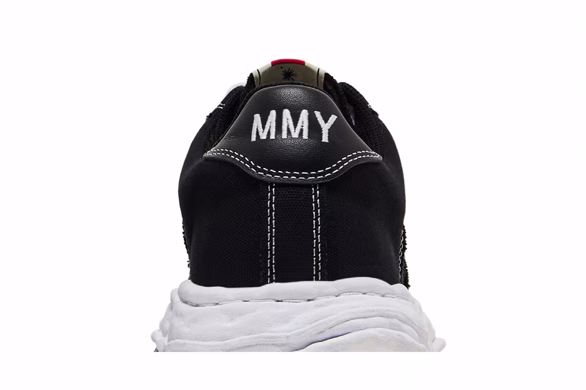 Maison Mihara Yasuhiro Wayne OG Sole Canvas Low Black, view 8