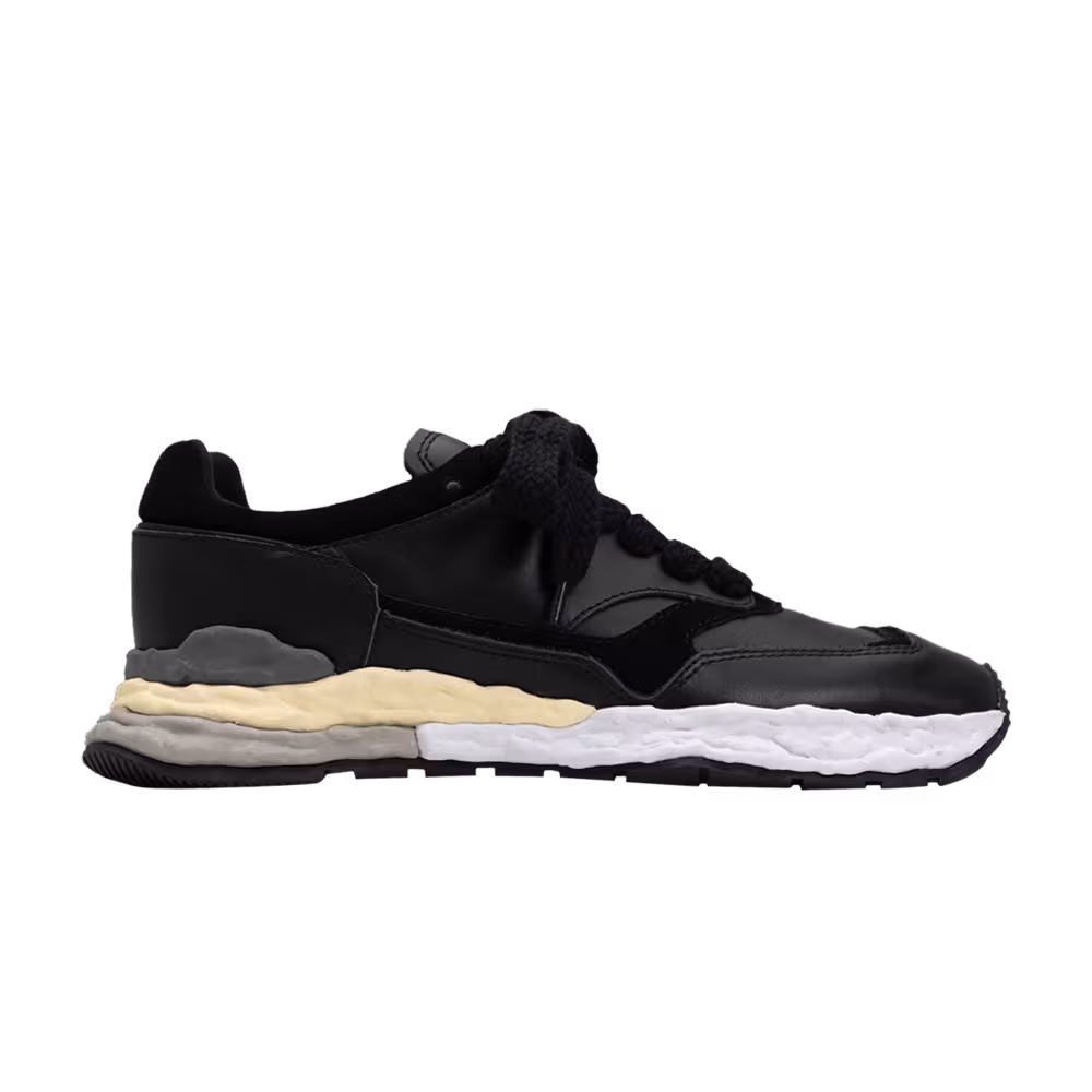 Maison Mihara Yasuhiro George OG Sole Leather Low Black