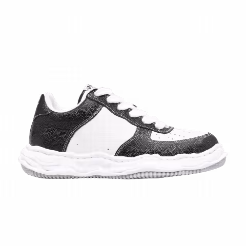 Maison Mihara Yasuhiro Wayne OG Sole Embossed Leather Low 'Black White'