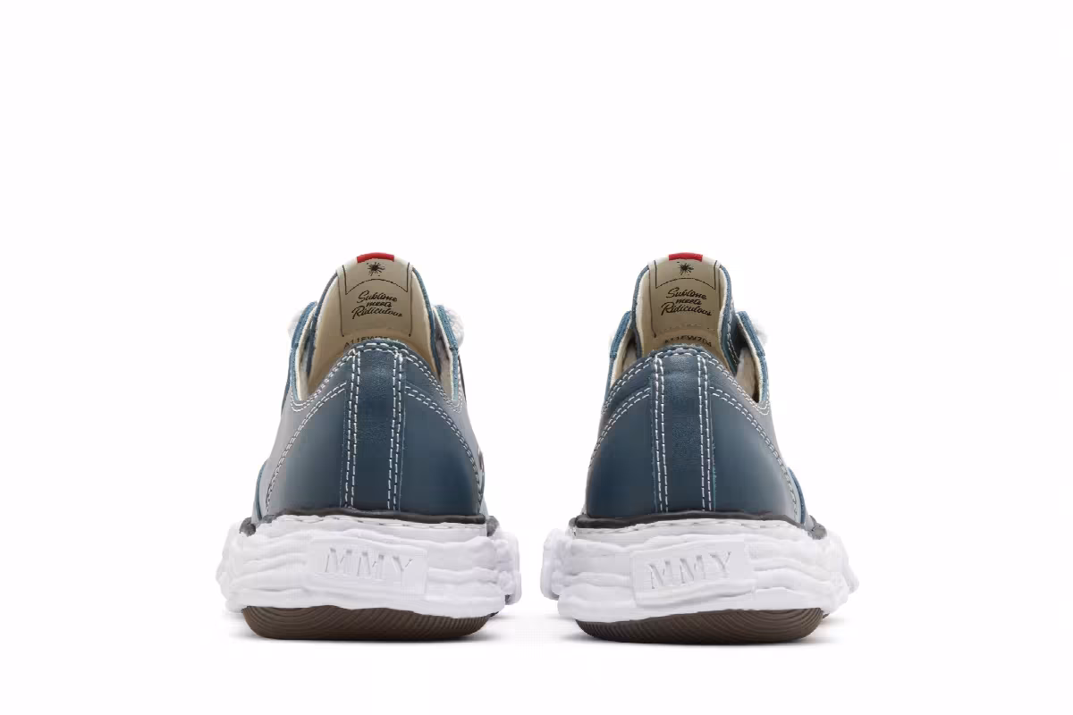 Maison Mihara Yasuhiro Peterson OG Sole Leather Low Blue, view 7