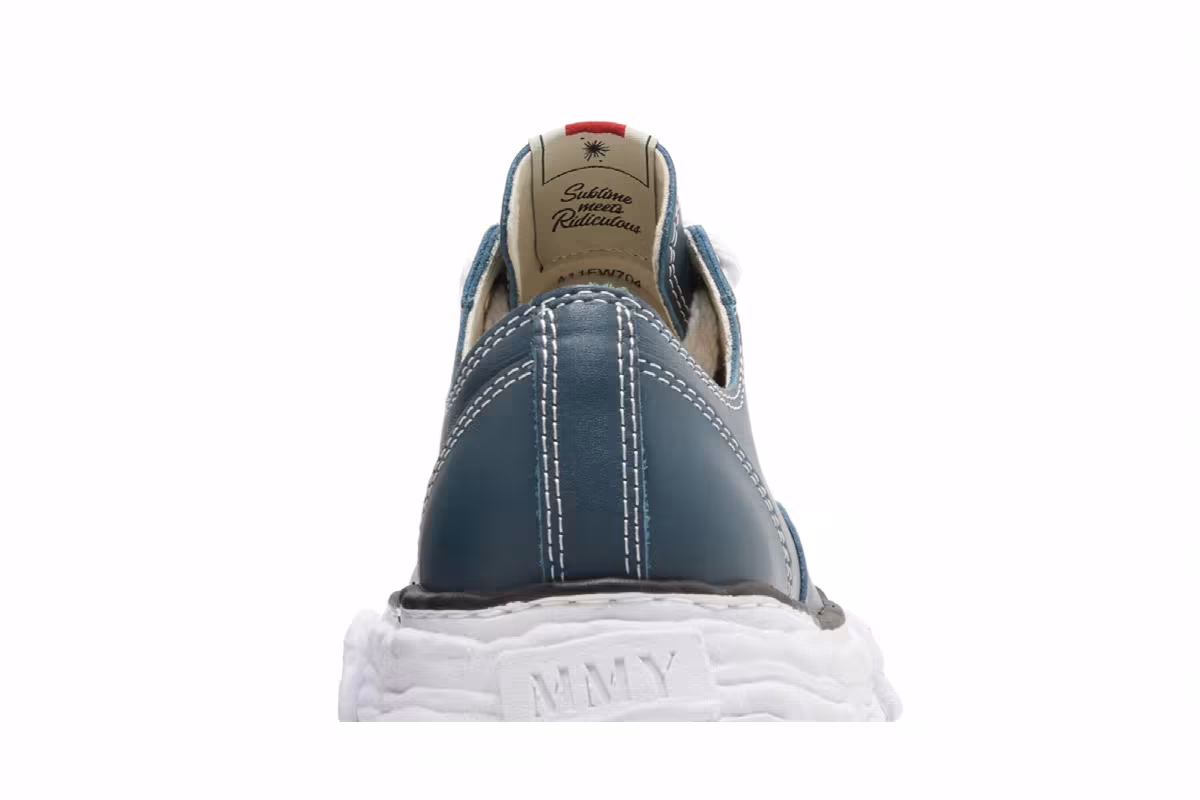 Maison Mihara Yasuhiro Peterson OG Sole Leather Low Blue, view 8