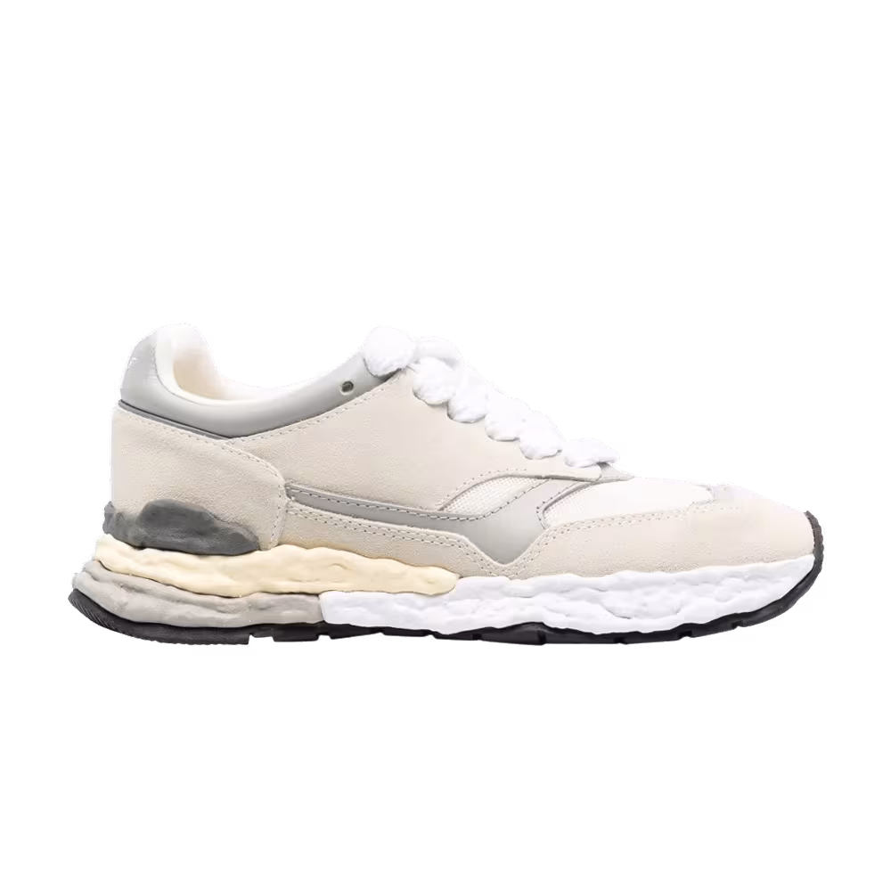 Maison Mihara Yasuhiro George OG Sole Mixed Material Low White