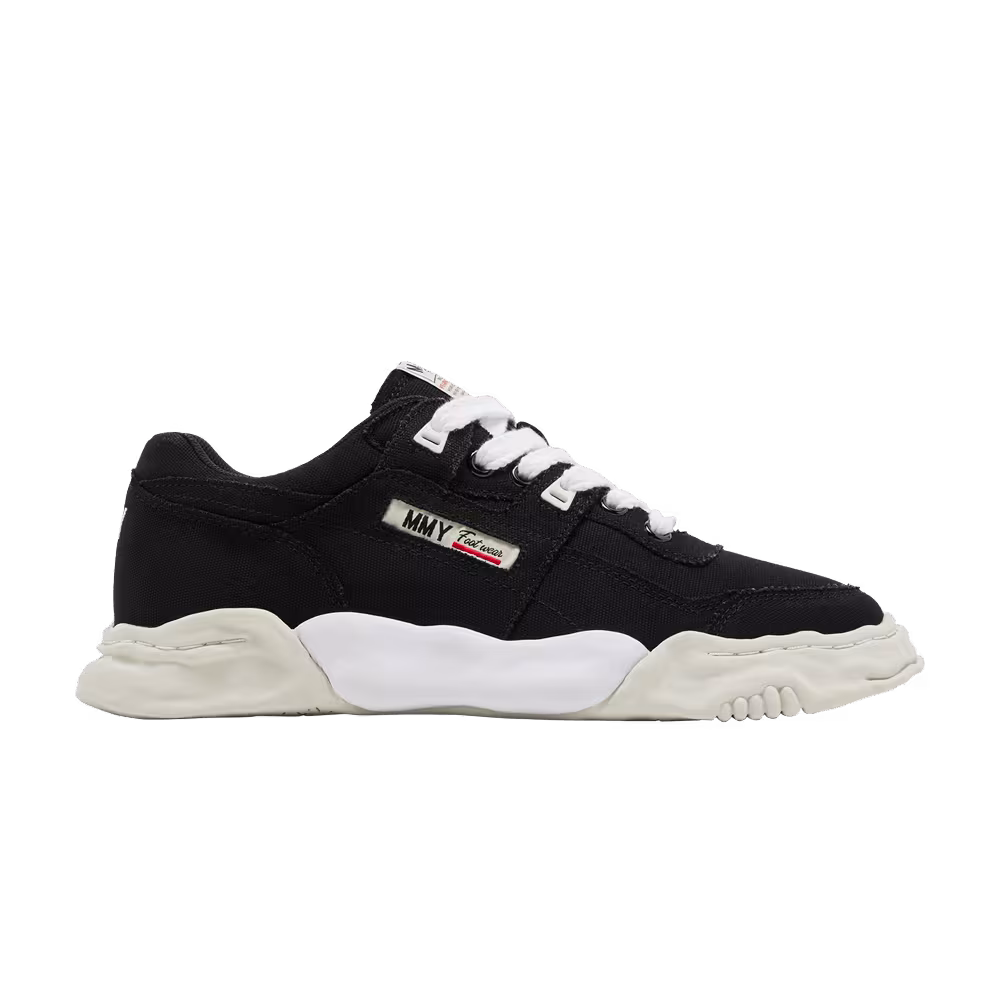 Maison Mihara Yasuhiro Parker OG Sole Cow Canvas Low Black