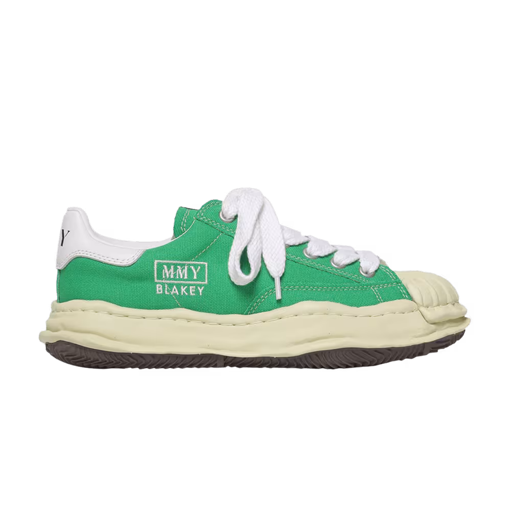 Maison Mihara Yasuhiro Blakey OG Sole Vintage Canvas Low Green