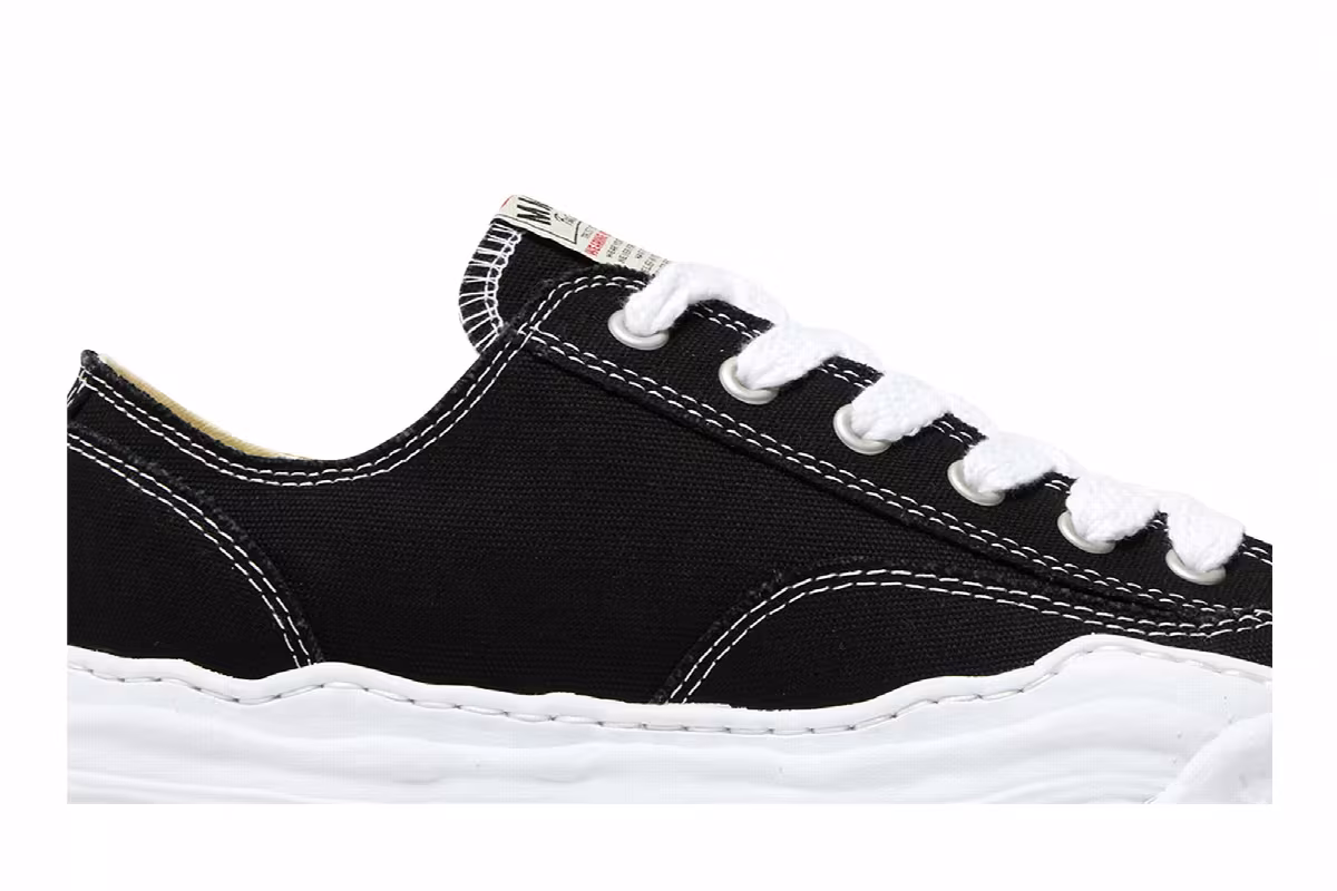 Maison Mihara Yasuhiro Hank OG Sole Canvas Low Black, view 3