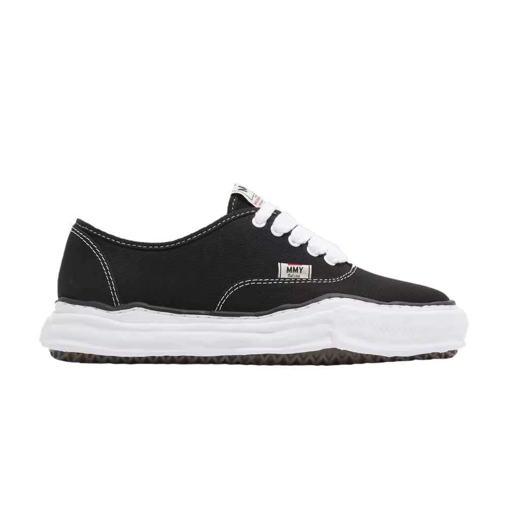 Maison Mihara Yasuhiro Baker OG Sole Canvas Low Black