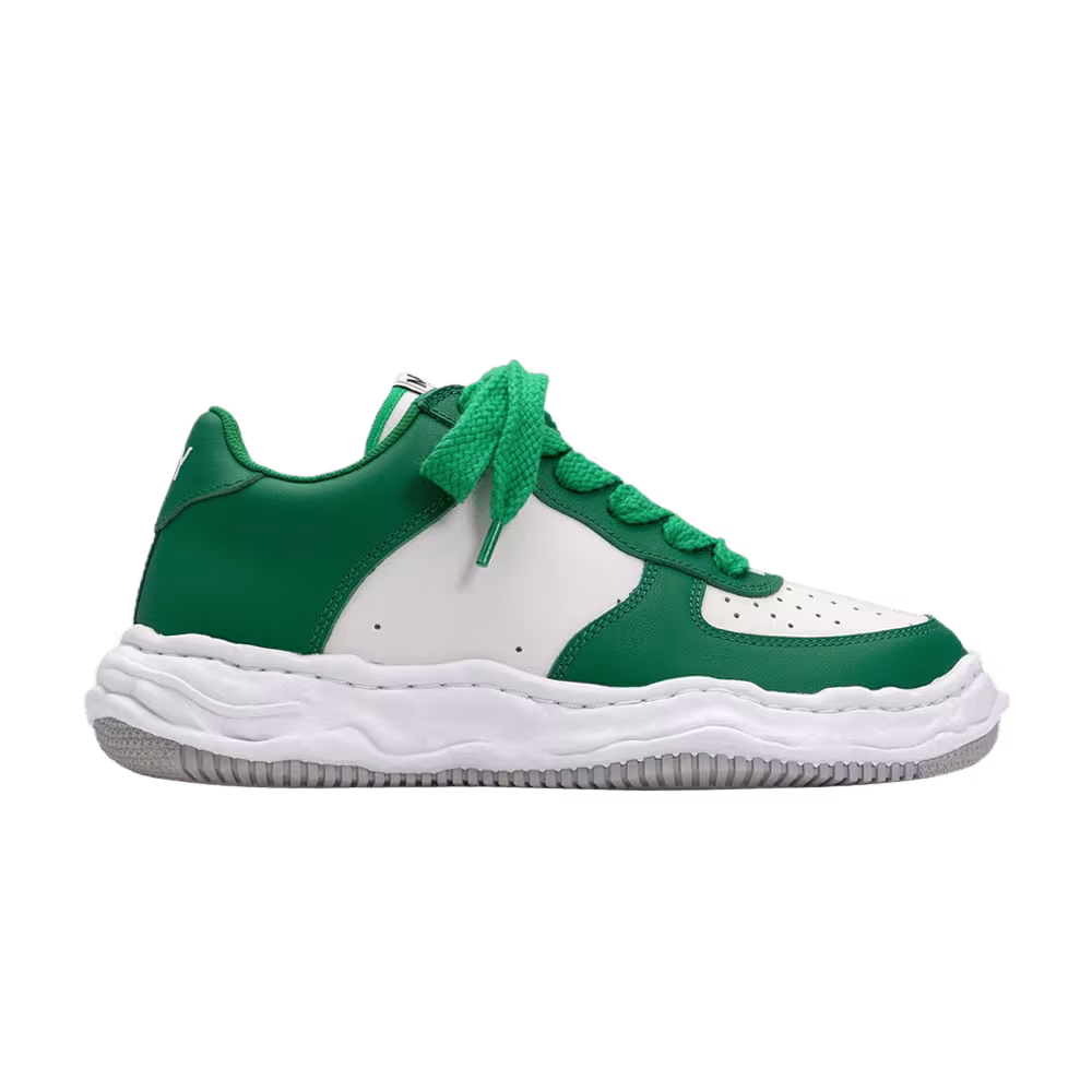 Maison Mihara Yasuhiro Wayne OG Sole Leather Low Green White