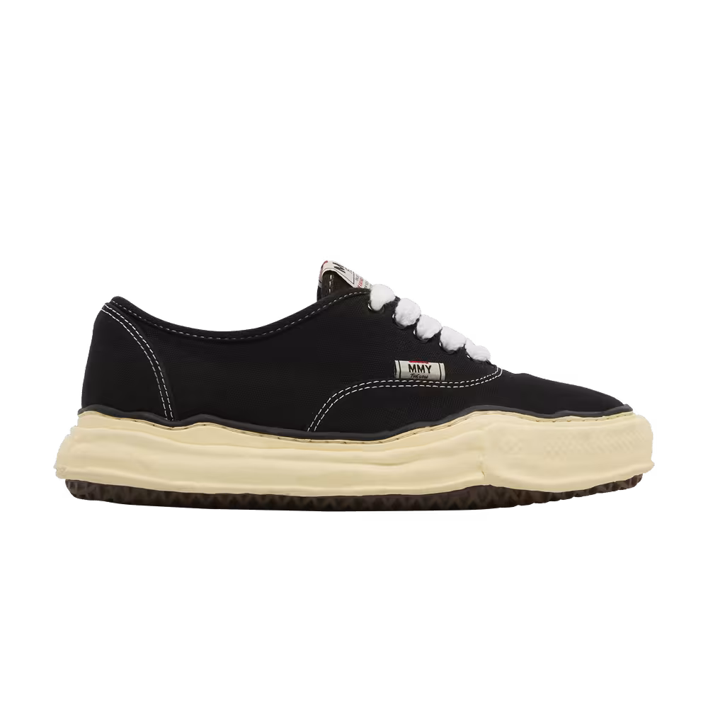 Maison Mihara Yasuhiro Baker OG Sole Vintage Canvas Low Black