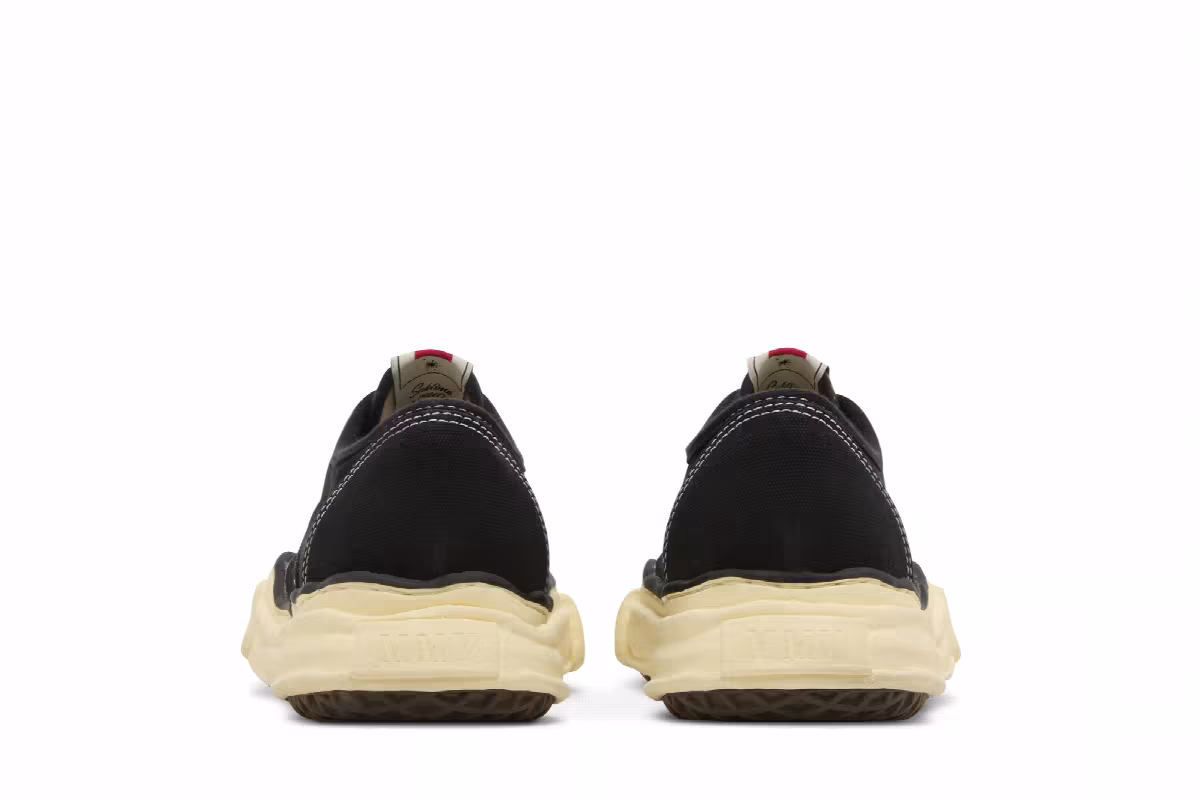 Maison Mihara Yasuhiro Baker OG Sole Vintage Canvas Low Black, view 7