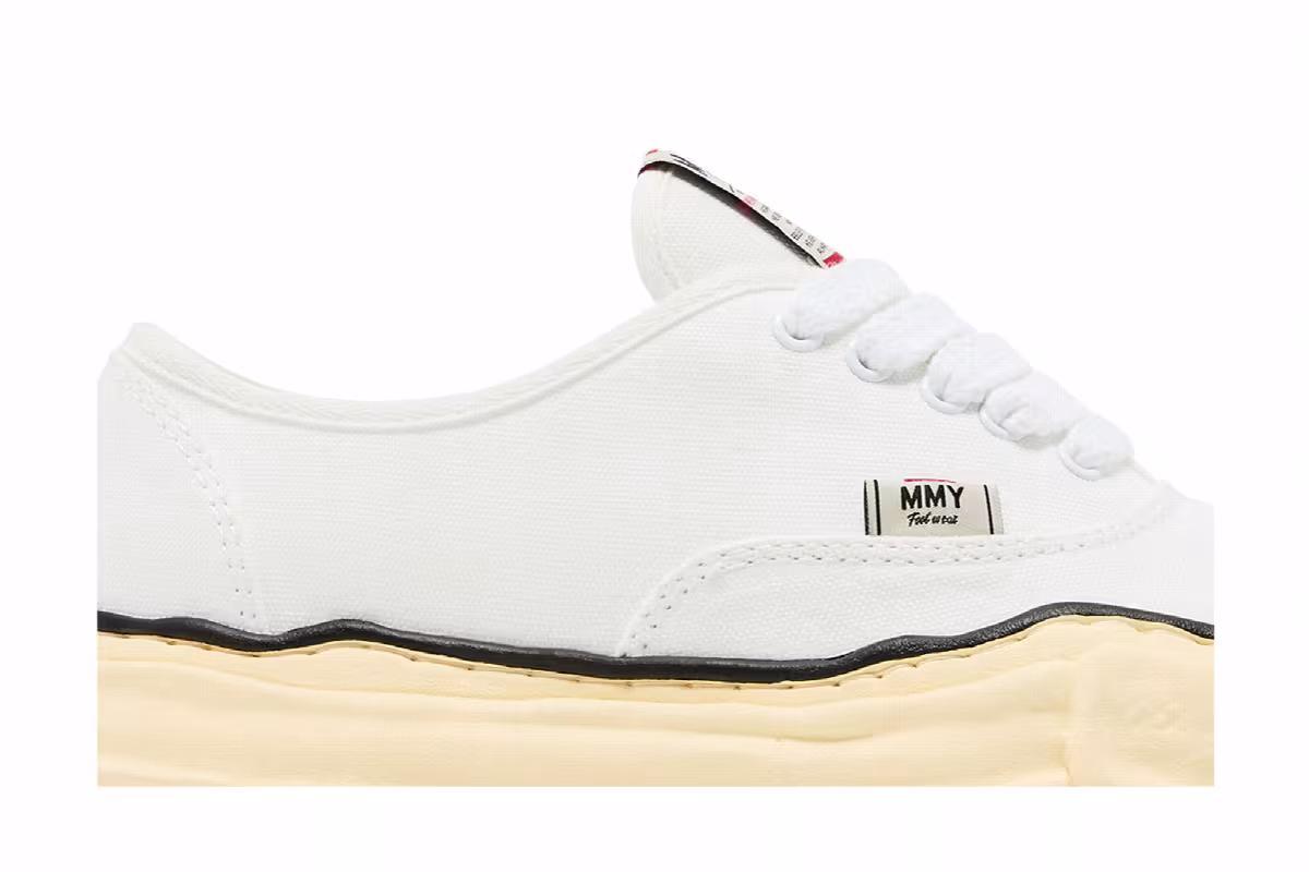 Maison Mihara Yasuhiro Baker OG Sole Vintage Canvas Low White, view 3