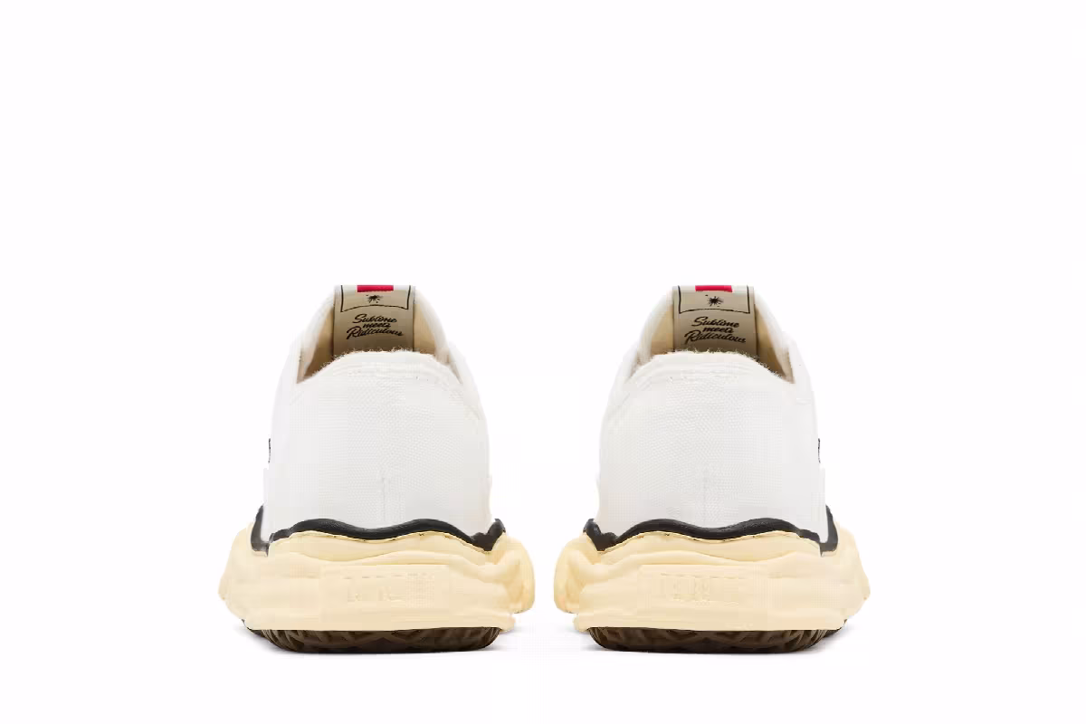 Maison Mihara Yasuhiro Baker OG Sole Vintage Canvas Low White, view 7