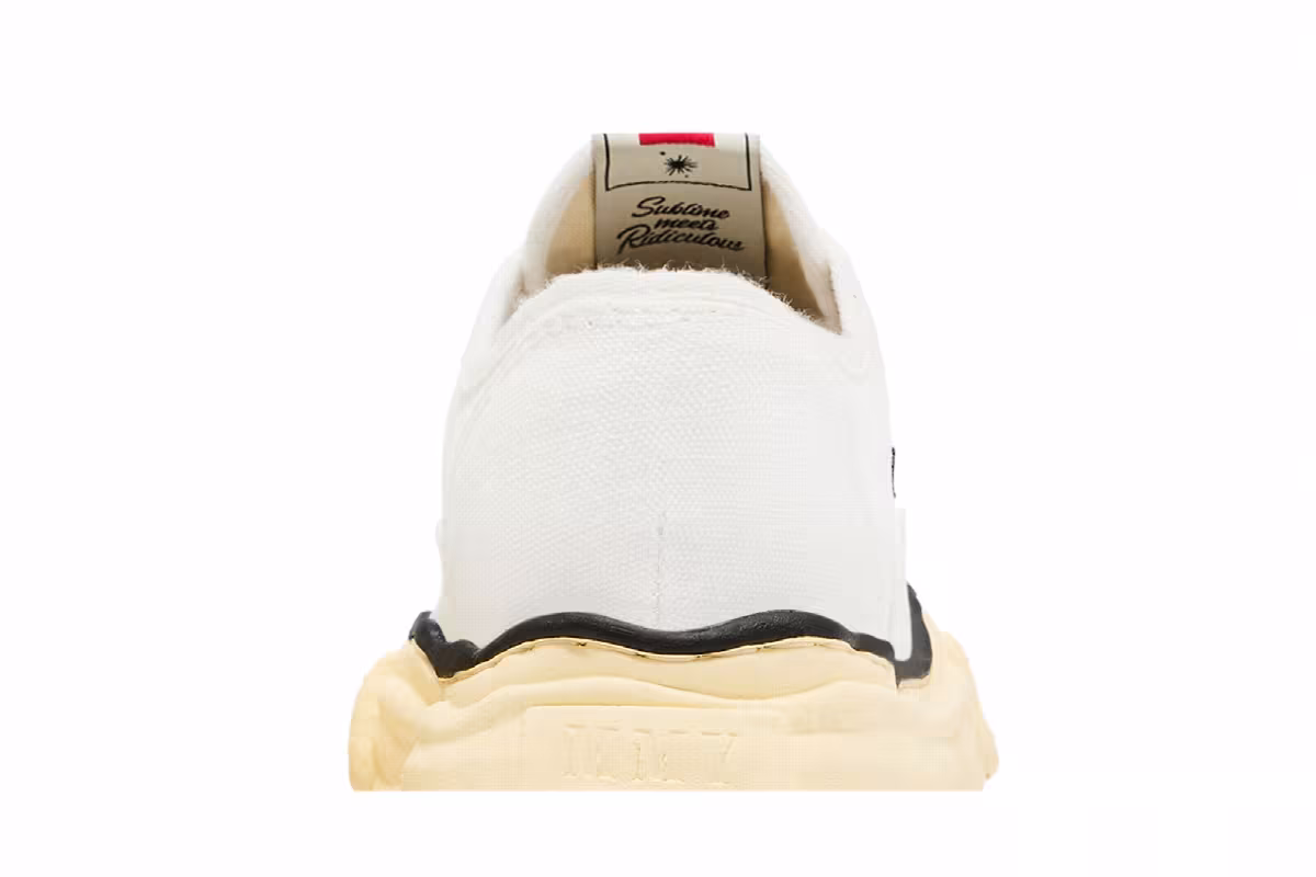 Maison Mihara Yasuhiro Baker OG Sole Vintage Canvas Low White, view 8
