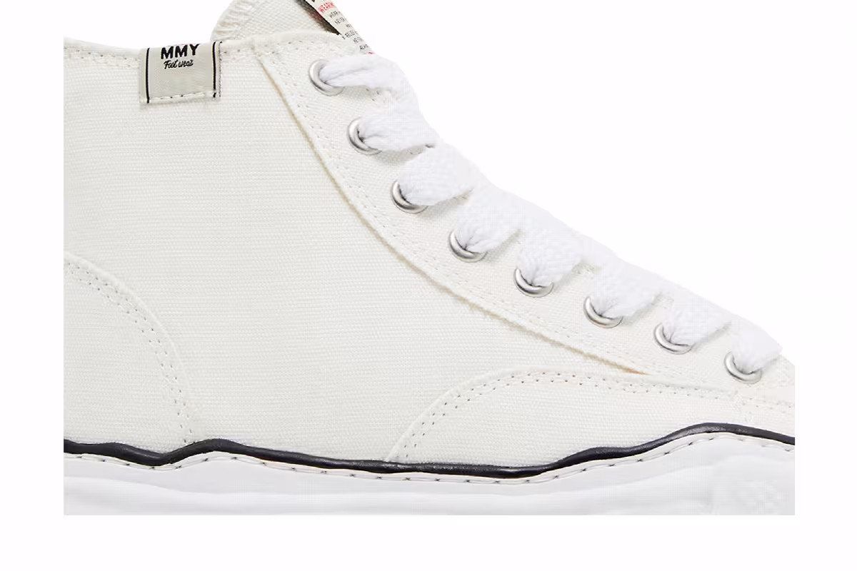 Maison Mihara Yasuhiro Peterson OG Sole Canvas High White, view 3