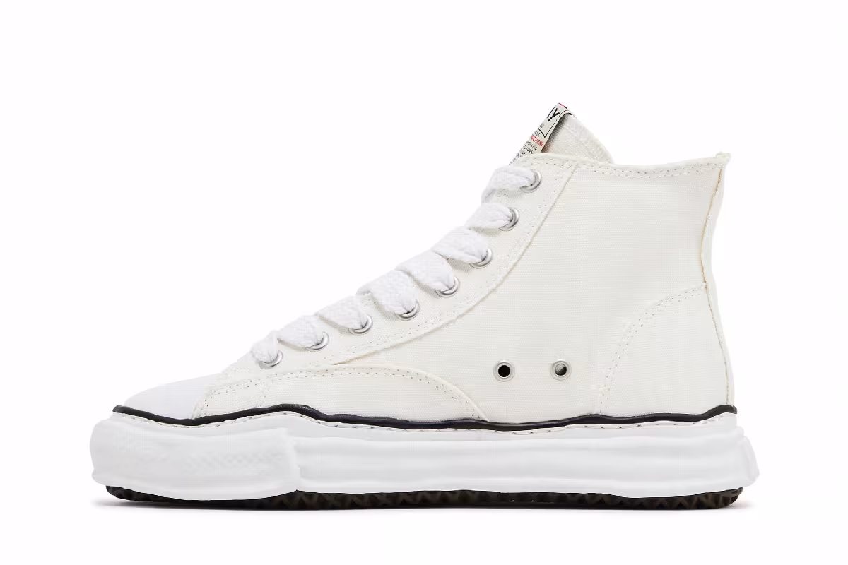 Maison Mihara Yasuhiro Peterson OG Sole Canvas High White, view 4