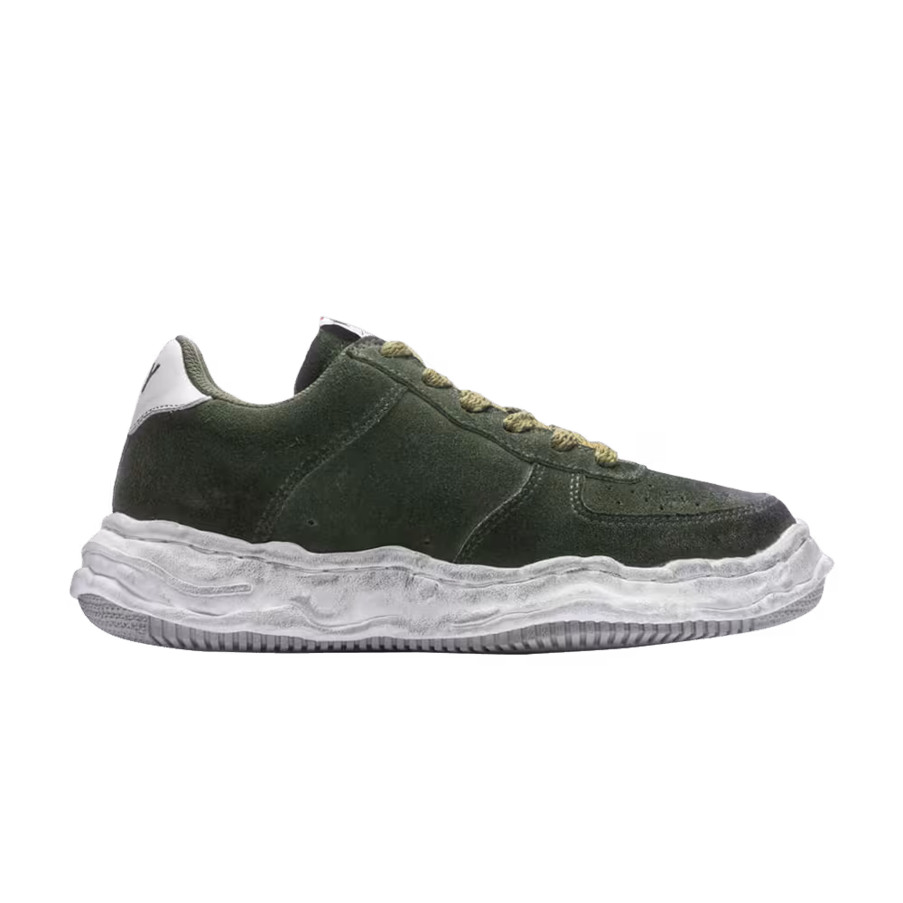 Maison Mihara Yasuhiro Wayne Brushed Suede Low Green