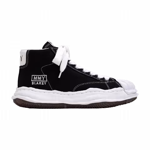 Maison Mihara Yasuhiro Blakey OG Sole Canvas High 'Black White'