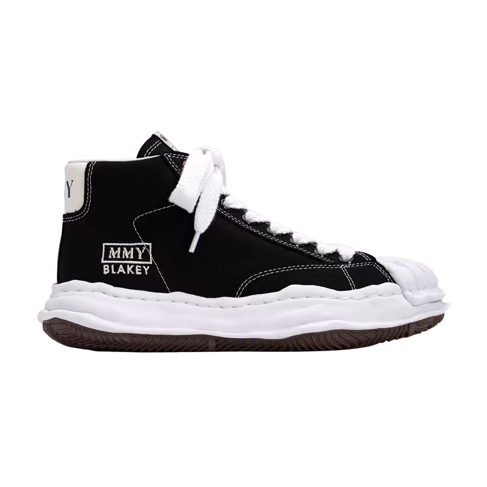 Maison Mihara Yasuhiro Blakey OG Sole Canvas High Black White