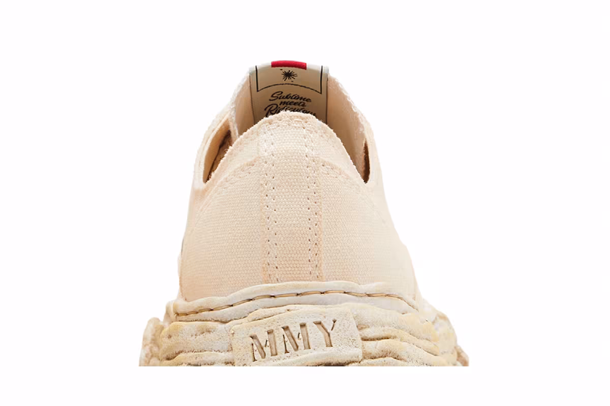 Maison Mihara Yasuhiro Peterson 23 OG Sole Garment Dyed Canvas Low Beige, view 8