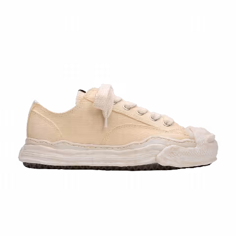 Maison Mihara Yasuhiro Hank Garment Dyed Canvas Low 'Beige'