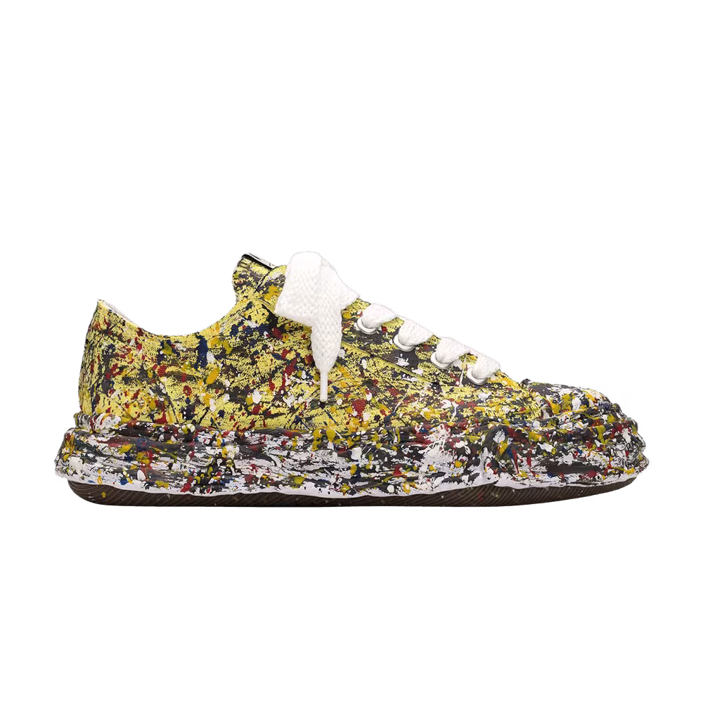 Maison Mihara Yasuhiro Peterson 23 OG Sole Sputtering Paint Canvas Low Yellow