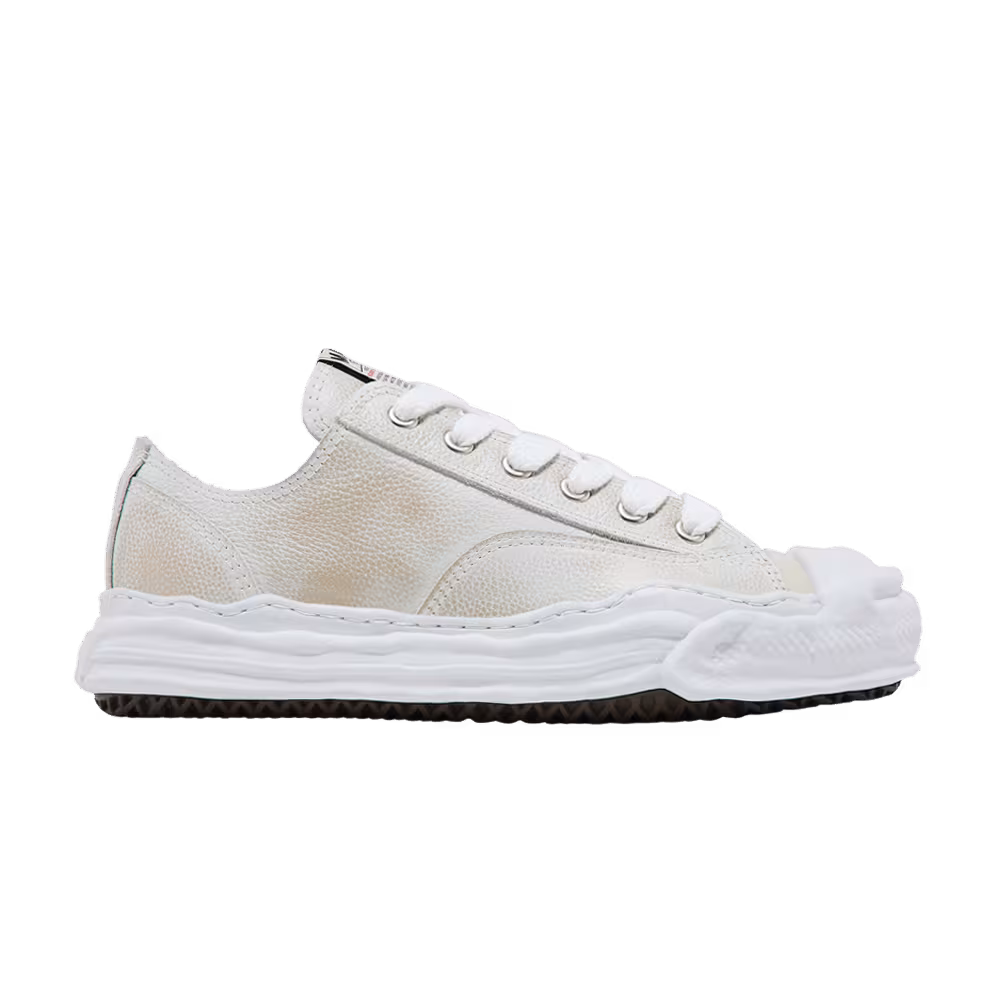 Maison Mihara Yasuhiro Hank OG Sole Brushed Shrink Leather Low White