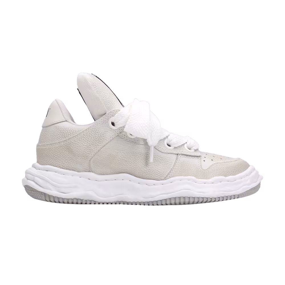 Maison Mihara Yasuhiro Wayne Puffer OG Sole Brushed Shrink Leather Low White