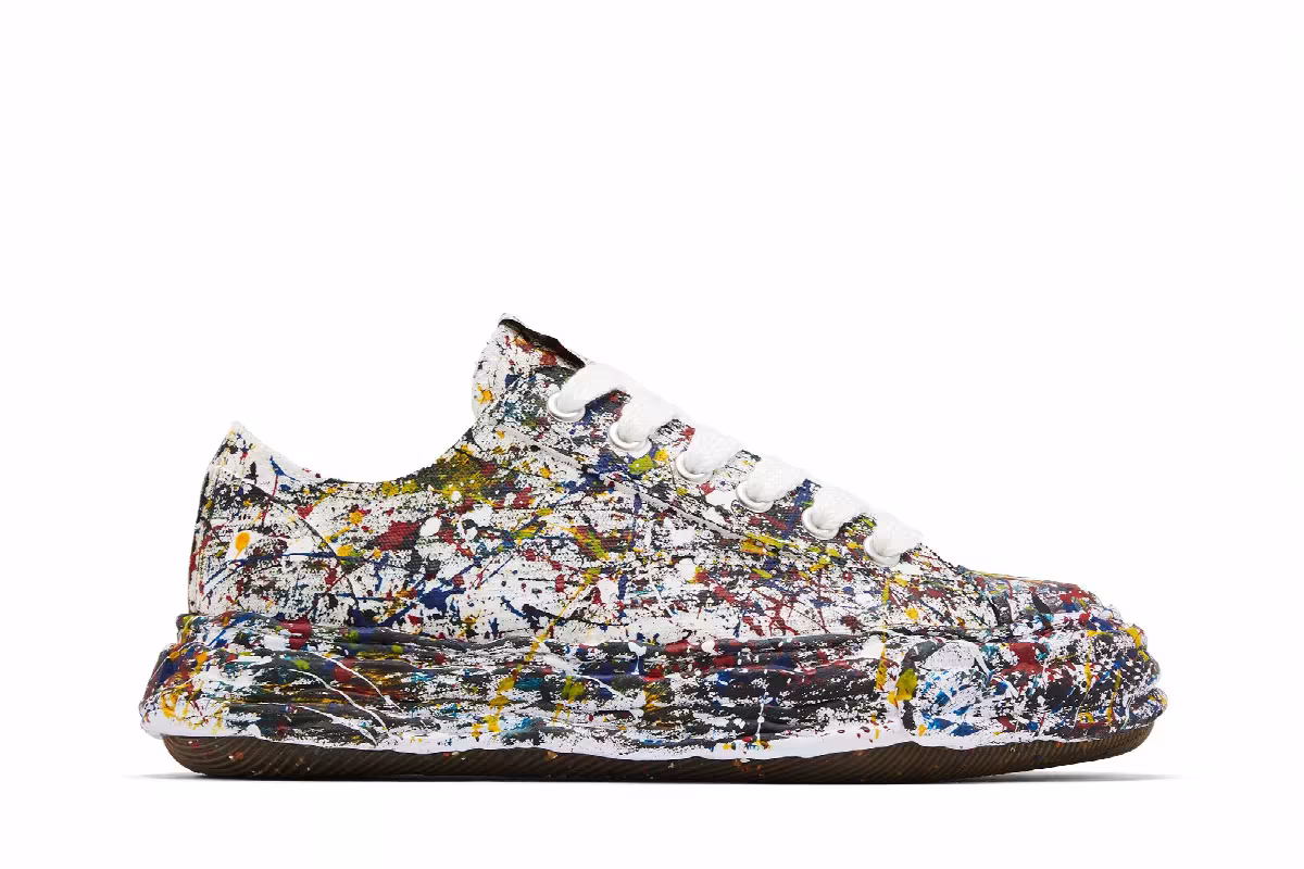 Maison Mihara Yasuhiro Peterson 23 OG Sole Canvas Low Sputtering - White, view 2