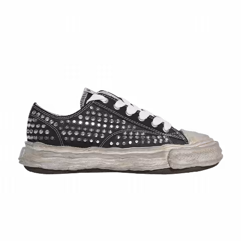 Maison Mihara Yasuhiro Peterson 23 OG Sole Studded Canvas Low 'Black White'