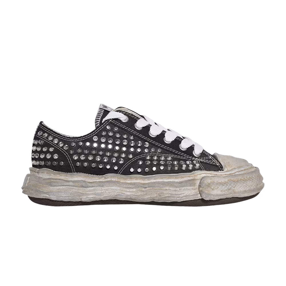 Maison Mihara Yasuhiro Peterson 23 OG Sole Studded Canvas Low Black White