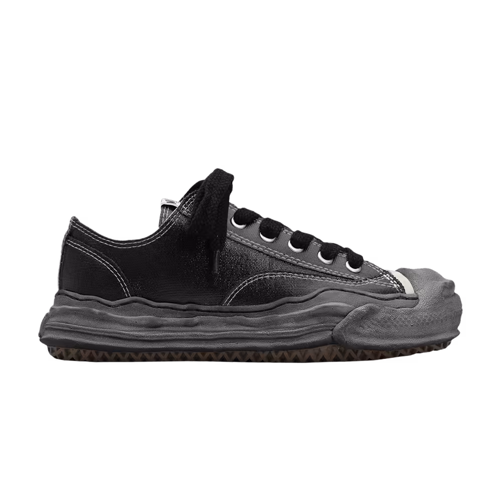 Maison Mihara Yasuhiro Hank OG Sole Silicon Coating Canvas Low Black