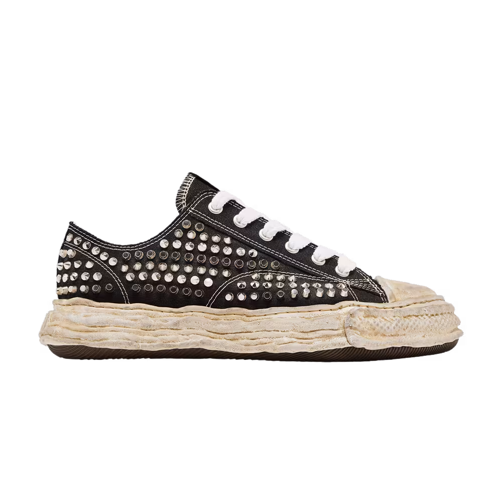 Maison Mihara Yasuhiro Peterson 23 OG Sole Studded Canvas Low Black