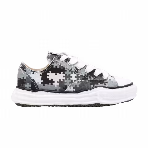 Peace and After x Maison Mihara Yasuhiro Peterson OG Sole Canvas Low 'Grey Puzzle Camo'