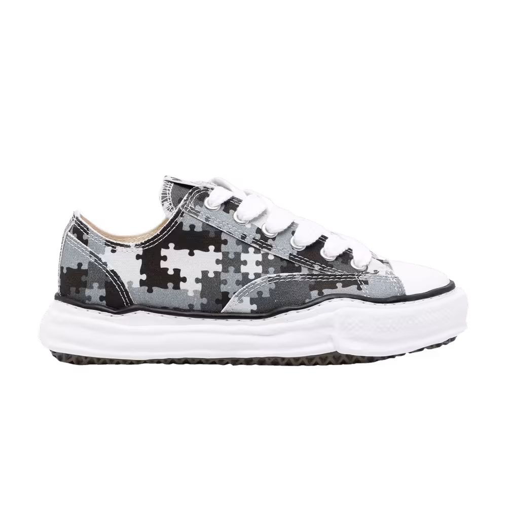 Peace and After x Maison Mihara Yasuhiro Peterson OG Sole Canvas Low Grey Puzzle Camo