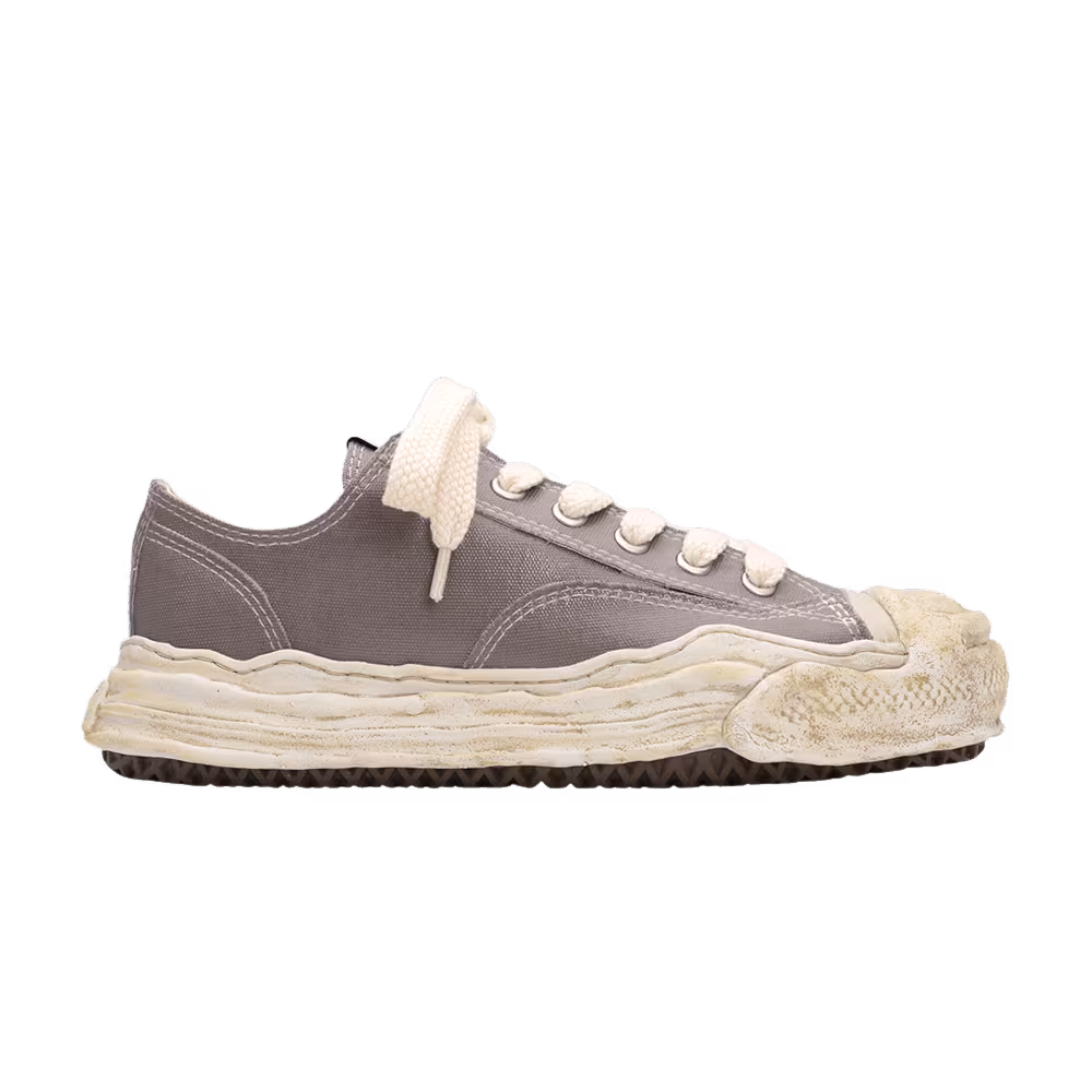 Maison Mihara Yasuhiro Hank OG Sole Silicon Coating Canvas Low Grey