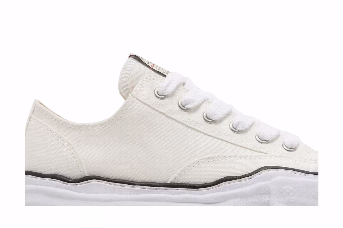Maison Mihara Yasuhiro Peterson OG Sole Canvas Low White, view 3