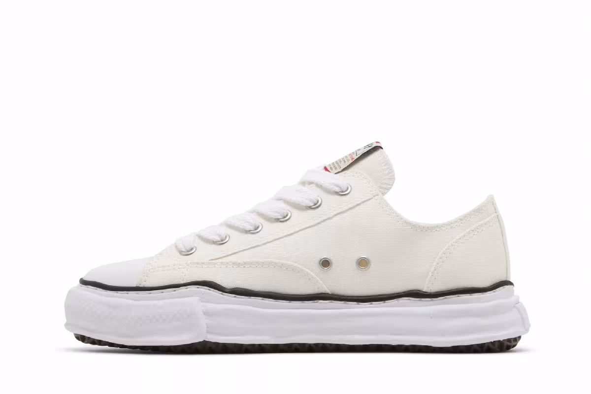 Maison Mihara Yasuhiro Peterson OG Sole Canvas Low White, view 4