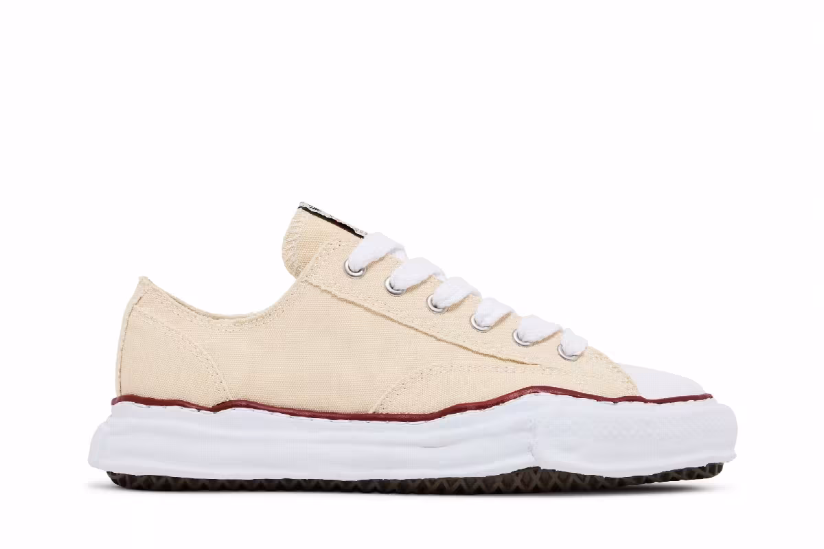 Maison Mihara Yasuhiro Peterson OG Sole Canvas Low Natural, view 2
