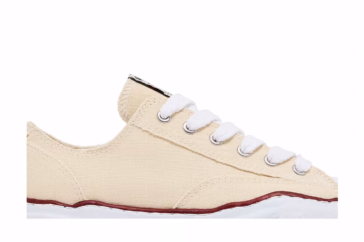 Maison Mihara Yasuhiro Peterson OG Sole Canvas Low Natural, view 3