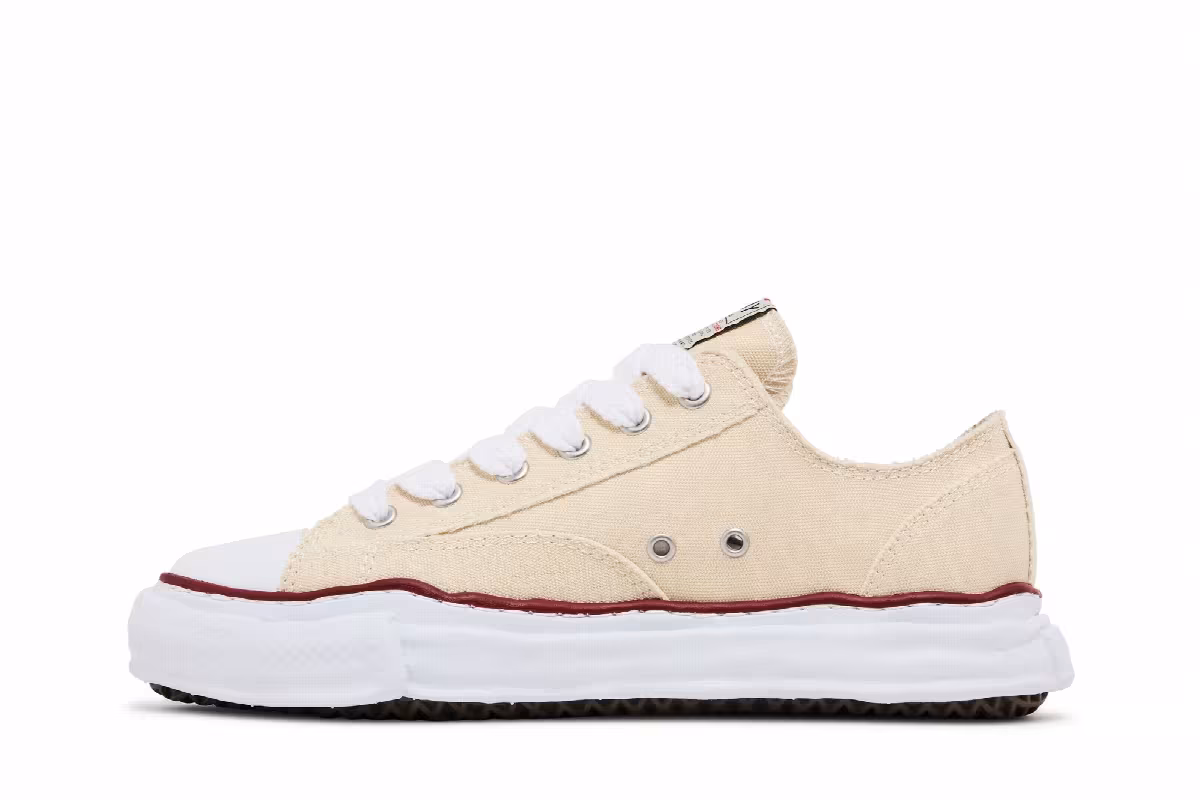 Maison Mihara Yasuhiro Peterson OG Sole Canvas Low Natural, view 4