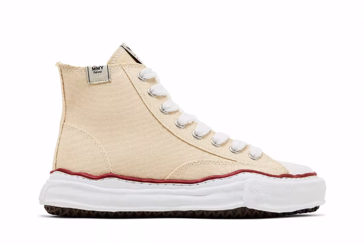 Maison Mihara Yasuhiro Peterson OG Sole Canvas High Natural, view 2