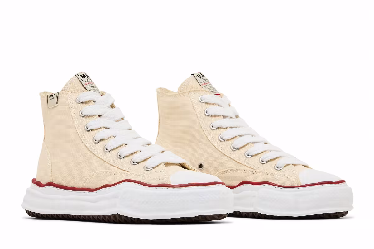 Maison Mihara Yasuhiro Peterson OG Sole Canvas High Natural, view 9
