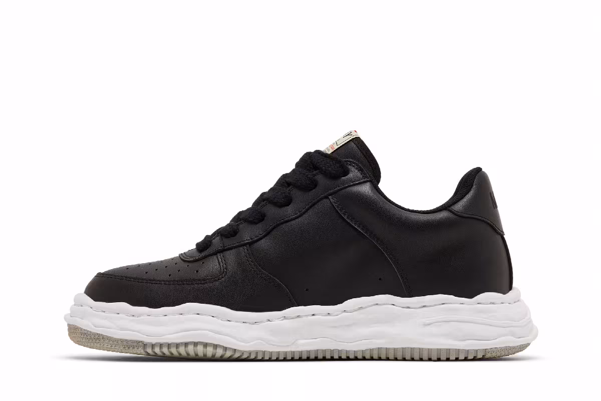 Maison Mihara Yasuhiro Wayne OG Sole Low Black, view 4