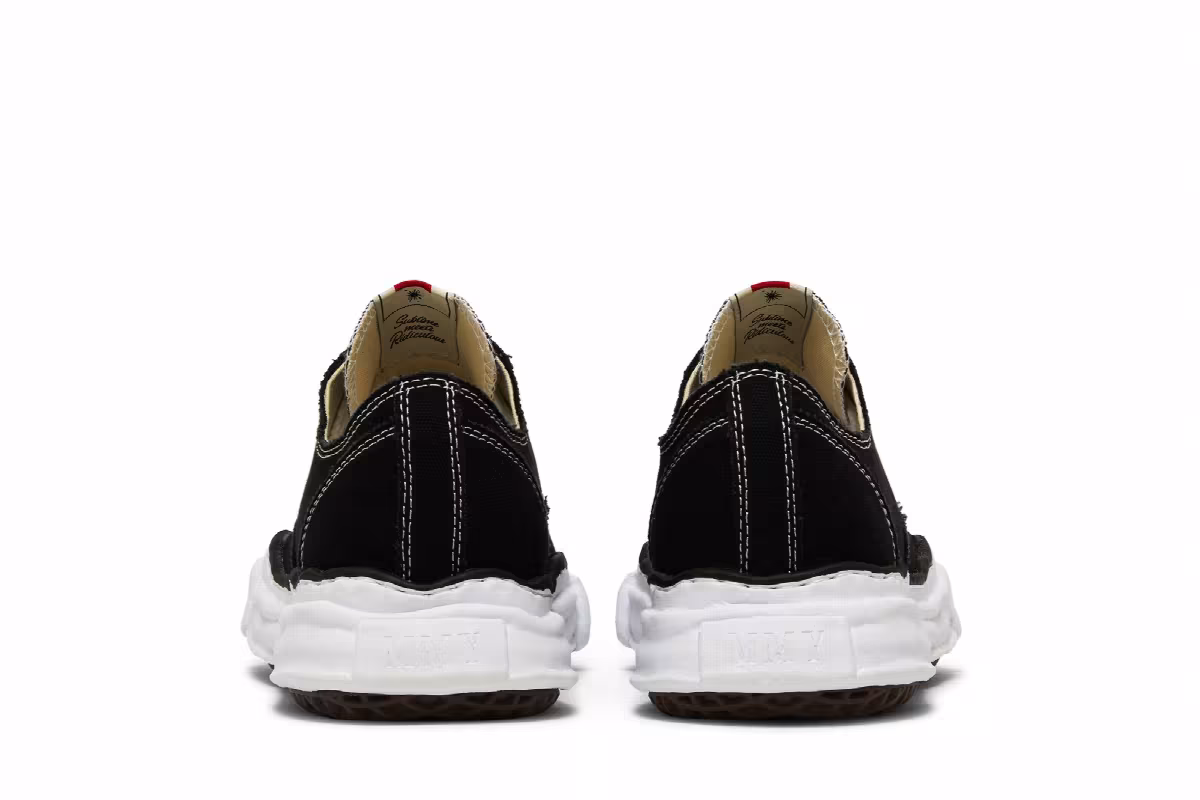 Maison Mihara Yasuhiro Peterson OG Sole Canvas Low Black, view 7