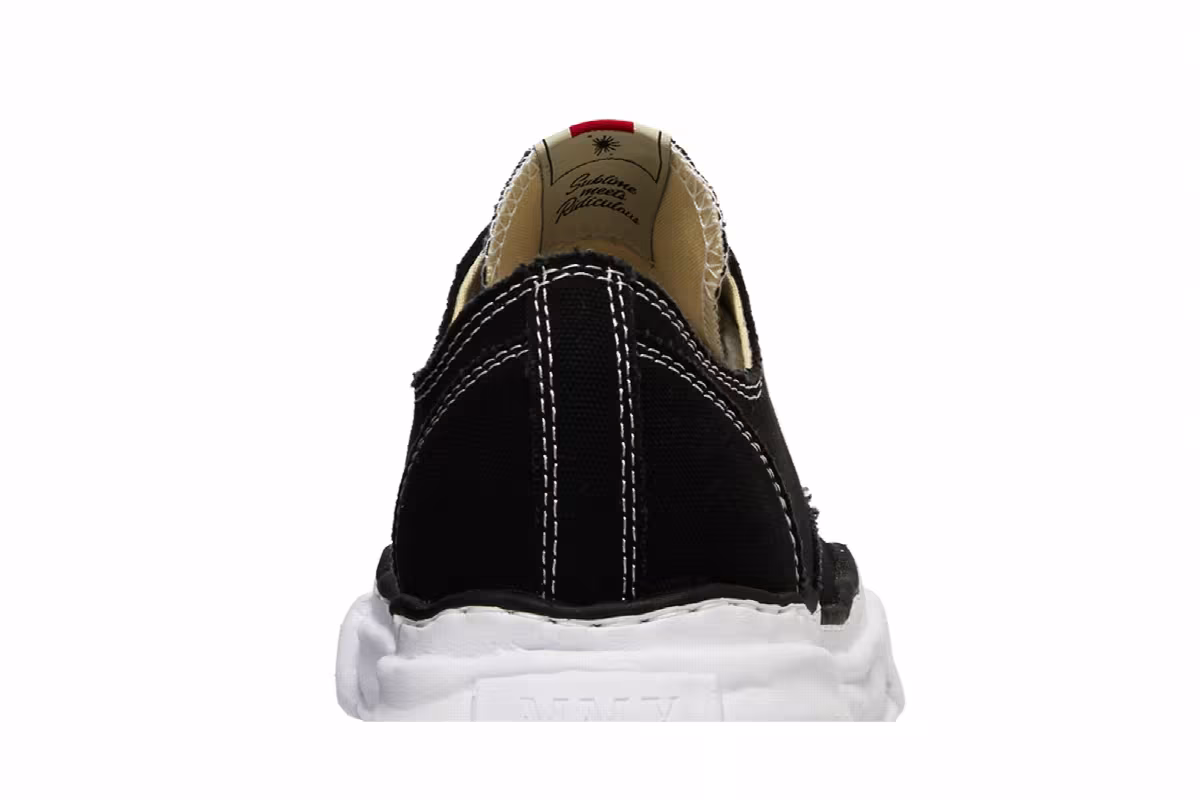 Maison Mihara Yasuhiro Peterson OG Sole Canvas Low Black, view 8